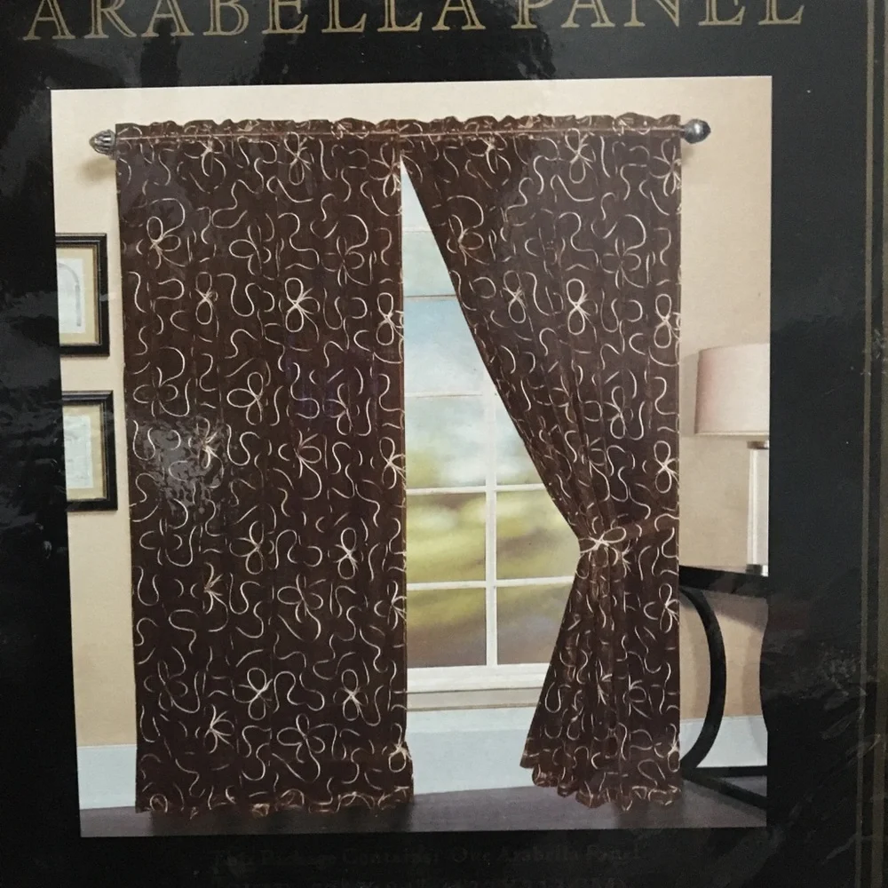 Chocolate Brown Arabella panel